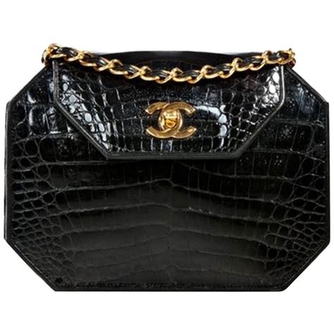 chanel crocodile skin bag|crocodile Chanel handbags sale.